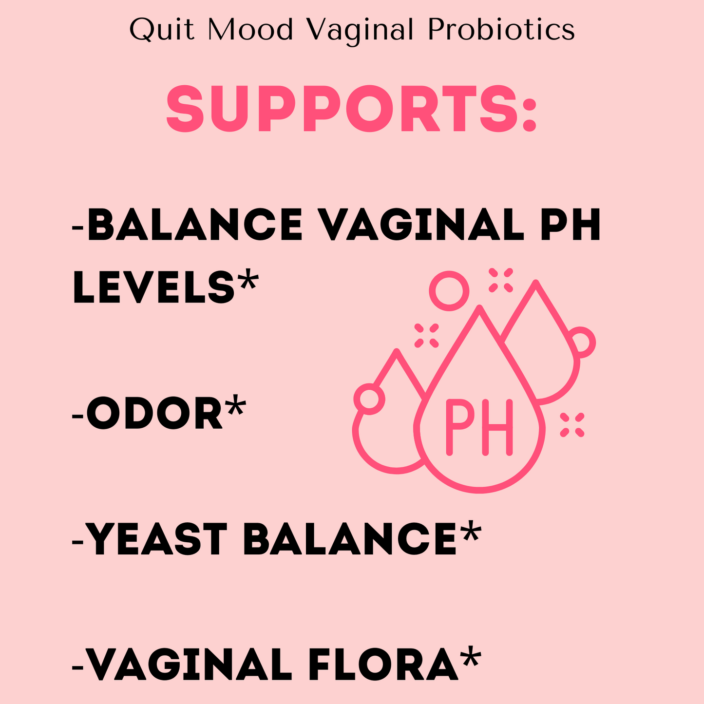 Quit Mood- Vaginal Probiotics for Women (60 capsules)